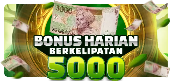 Bonus Harian Rp.5000,-